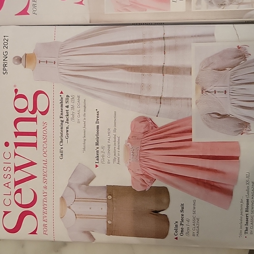 Classic Sewing Magazine Spring 2021 Uncut Pattern - Picture 3 of 4